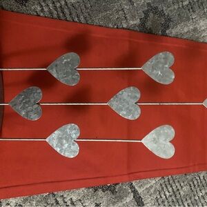 Silver Heart Wall Decor
